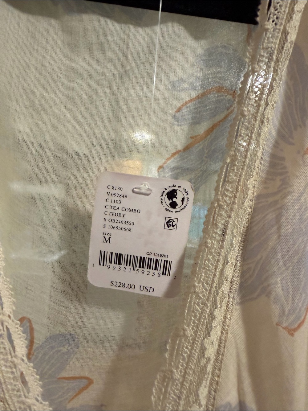 Free People Calypso Maxi dress in tea combo - Picture 5 of 5